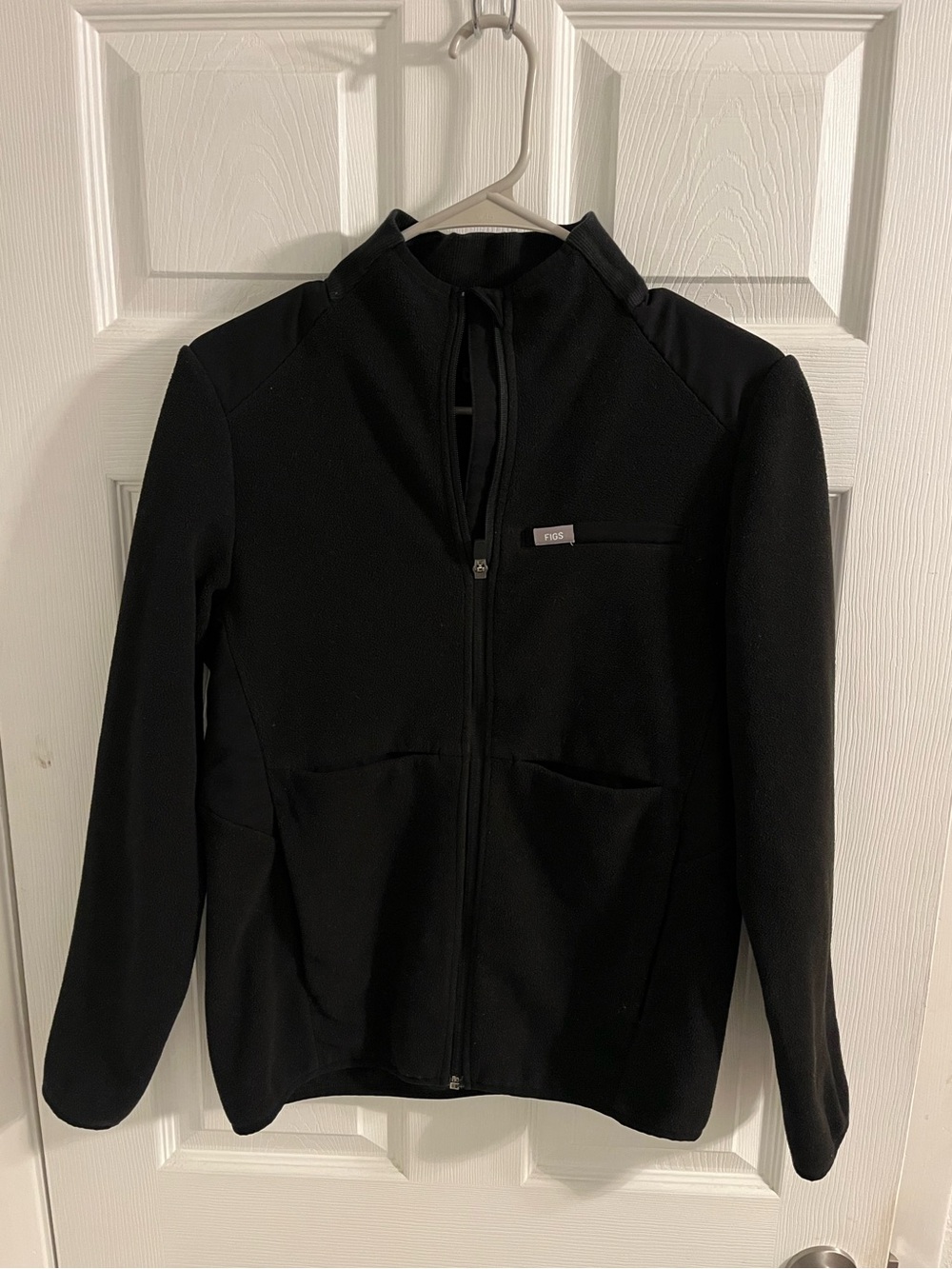 Figs Women's Black Full-Zip Jacket